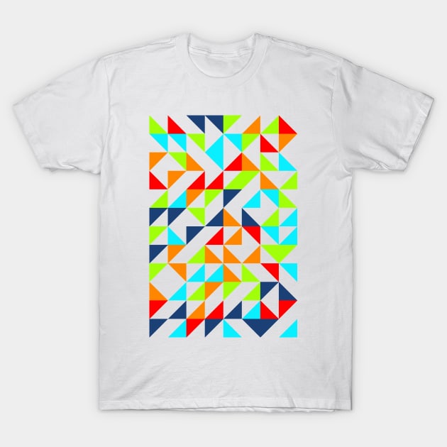 Aesthetic Geometric Pattern - Triangle #3 T-Shirt by Trendy-Now